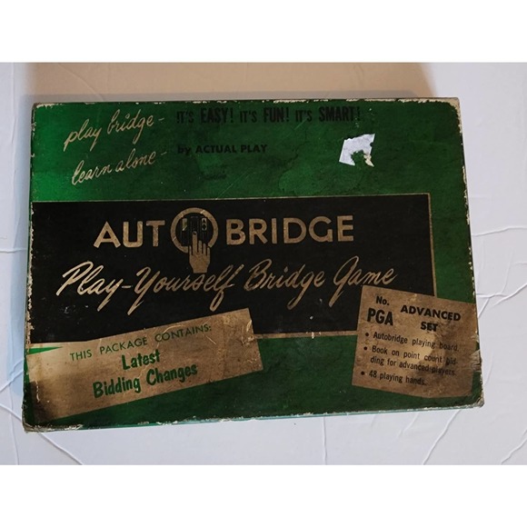 Vintage Auto Bridge-Play Yourself Bridge Game Advanced Set - Picture 3 of 8